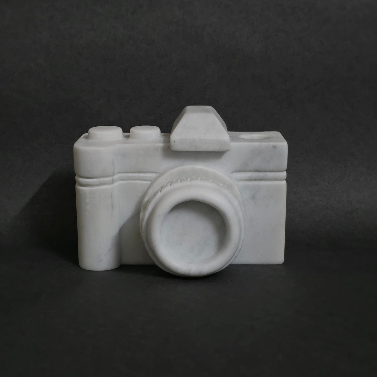 Marble Camera Card Holder and Pen Stand