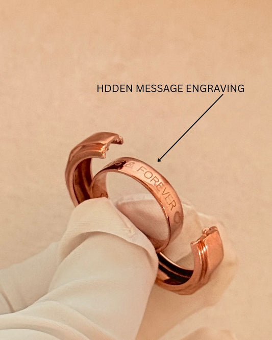 Hidden message ring