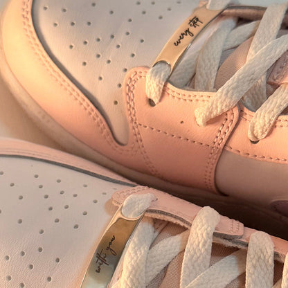 With You Every Step Lace Tag